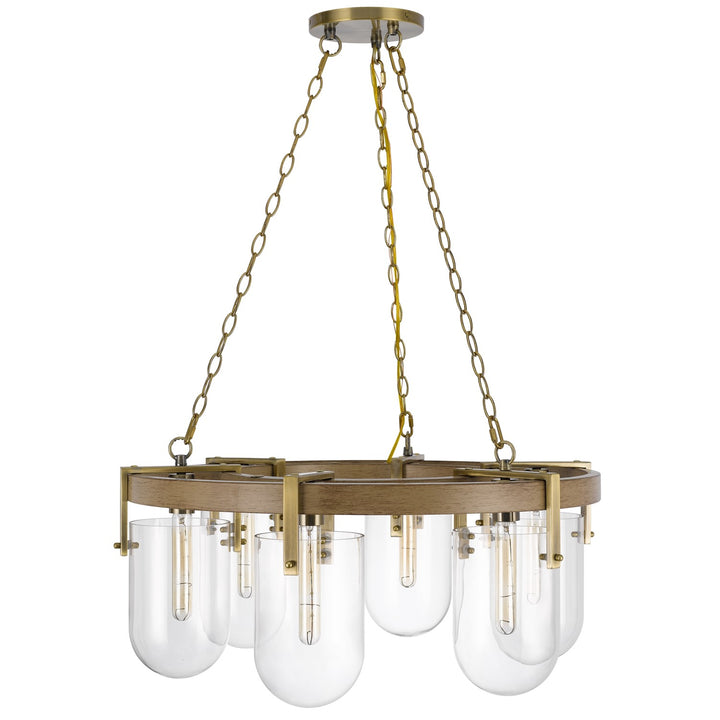 Stovall 60W X 6 Metal/Glass Chandelier