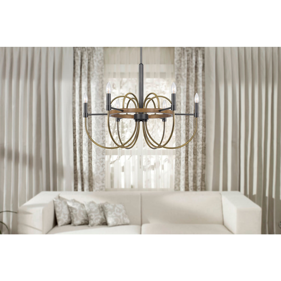 Seagrove 60W X 6 Metal Chandelier