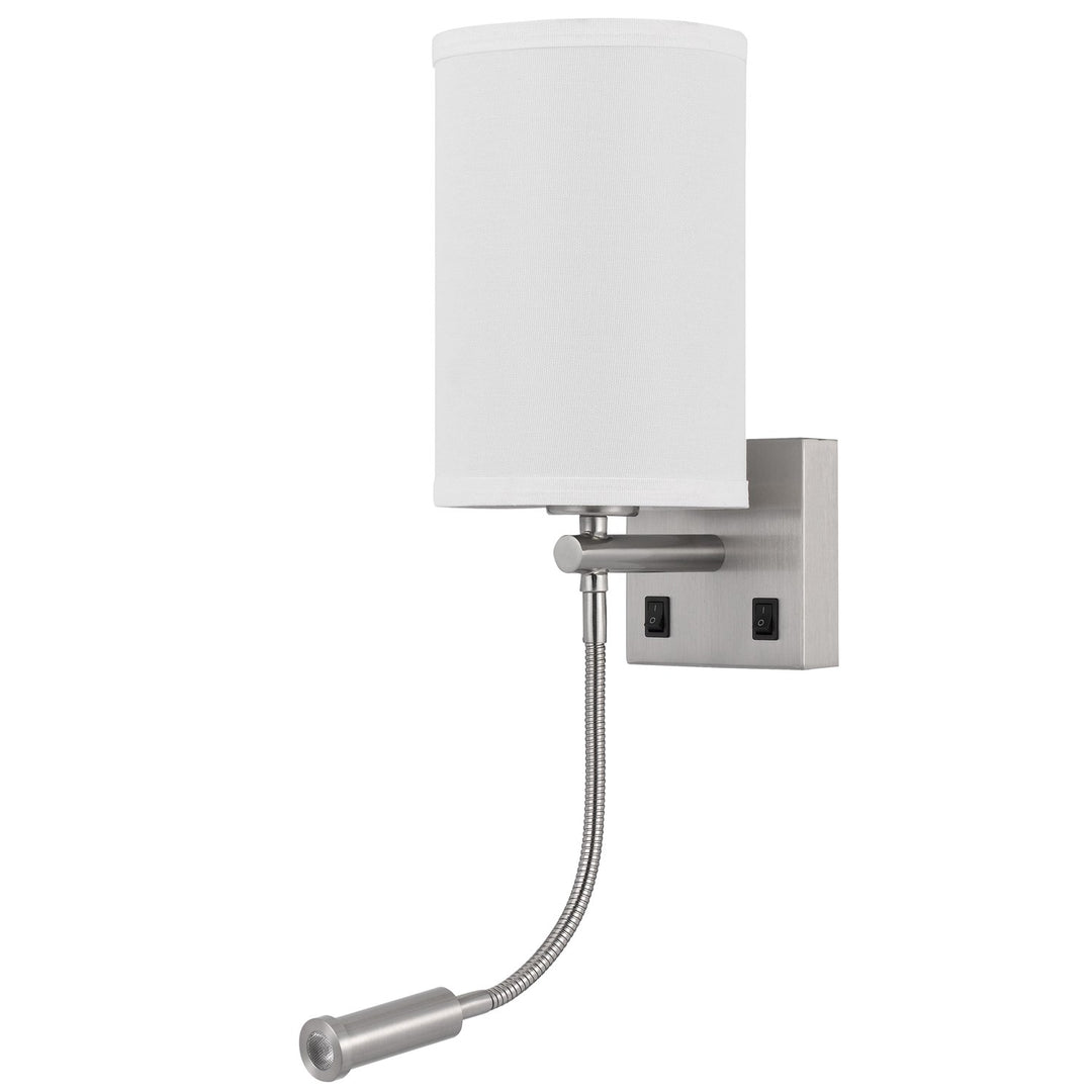 60W Lakewood Wall Lamp With 1W Intergrated Led Reading Lamp by CAL Lighting