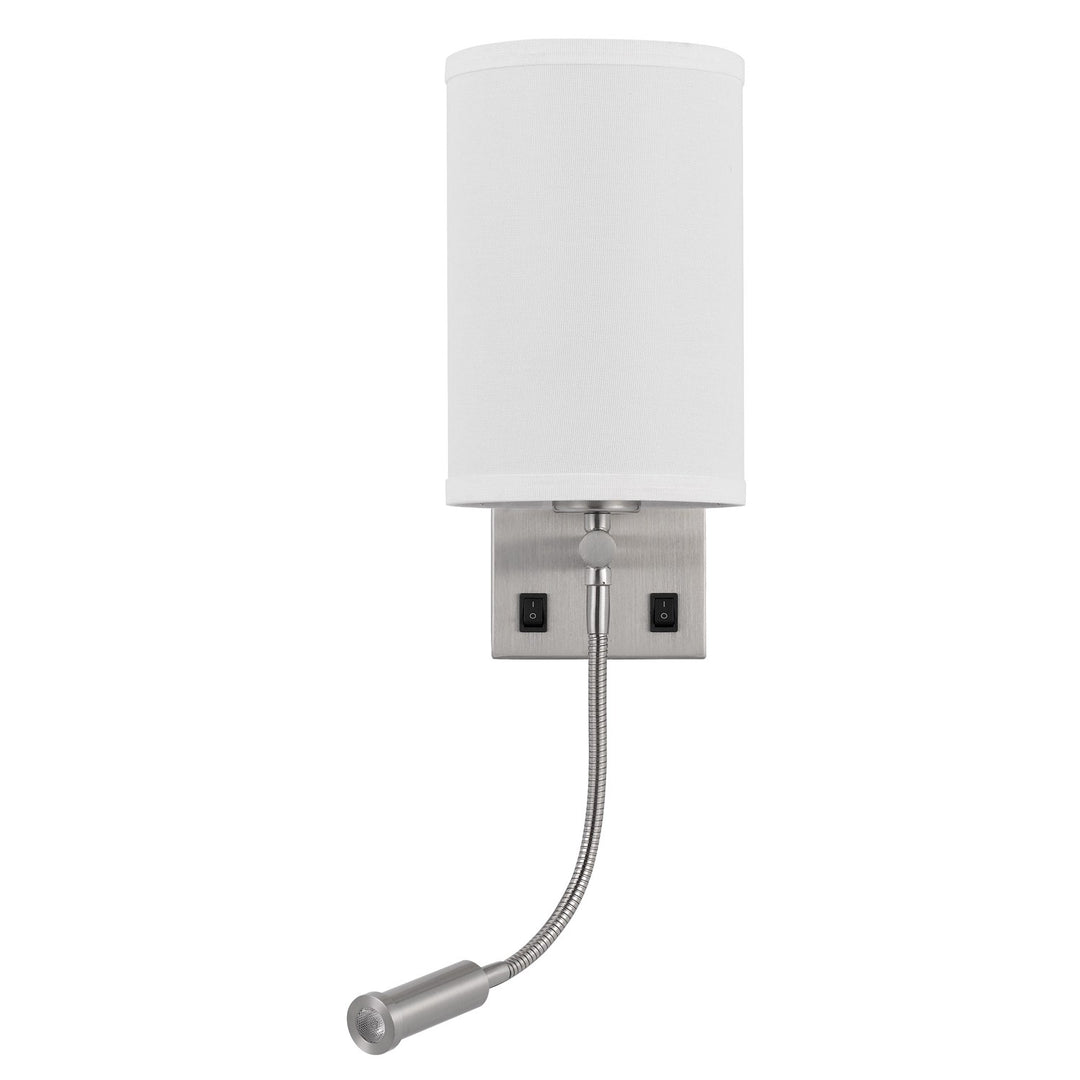 60W Lakewood Wall Lamp With 1W Intergrated Led Reading Lamp