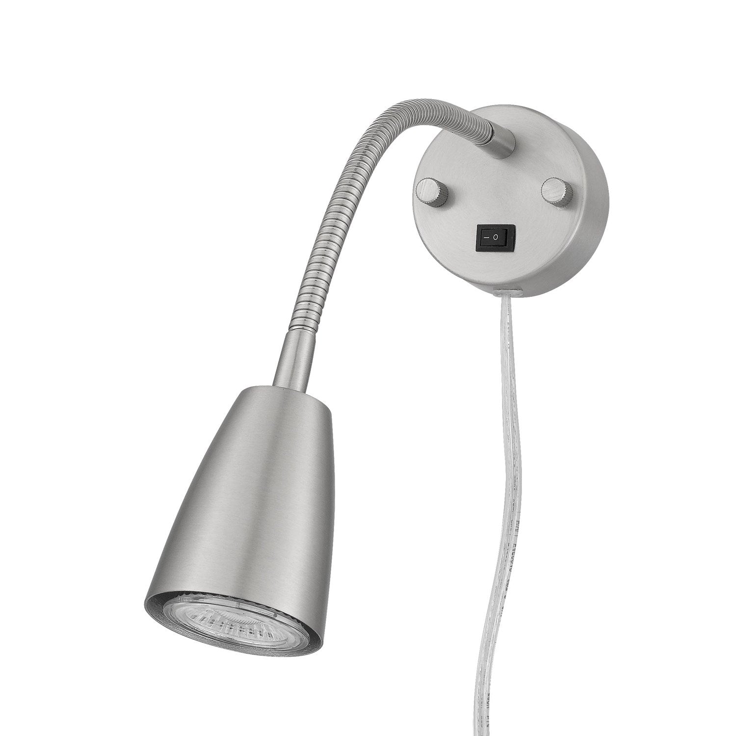 6W Led Gooseneck Bedside Reading Light (3K; 6W Gu10 Bulb Included) by CAL Lighting