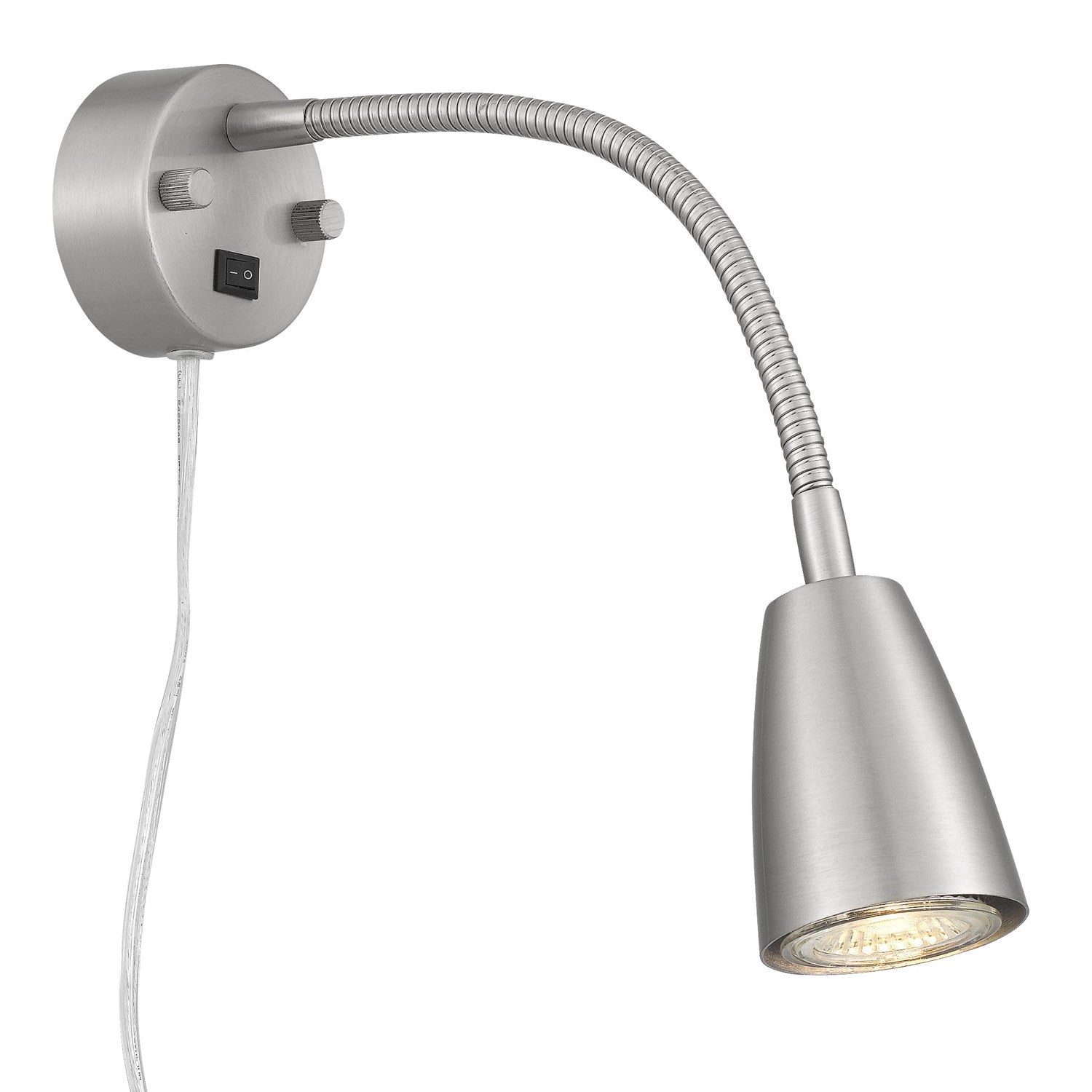 6W Led Gooseneck Bedside Reading Light (3K; 6W Gu10 Bulb Included)