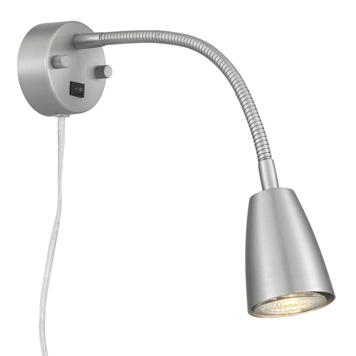 6W Led Gooseneck Bedside Reading Light (3K; 6W Gu10 Bulb Included)