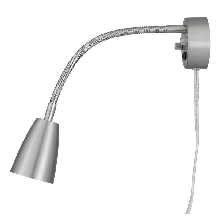 6W Led Gooseneck Bedside Reading Light (3K; 6W Gu10 Bulb Included)
