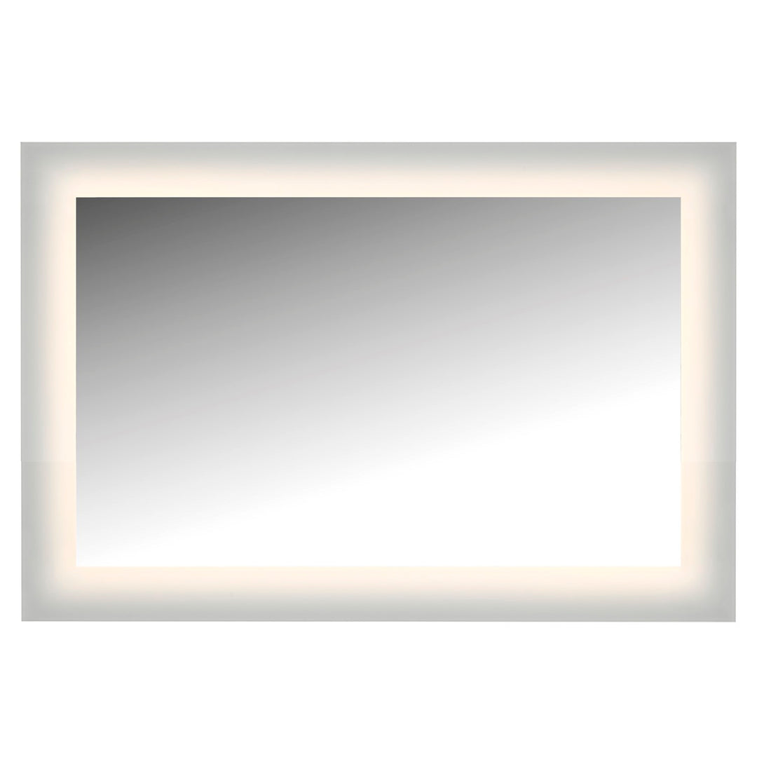 Led Lighted Mirror Wall Glow Style With Frosted Glass To The Edge by CAL Lighting