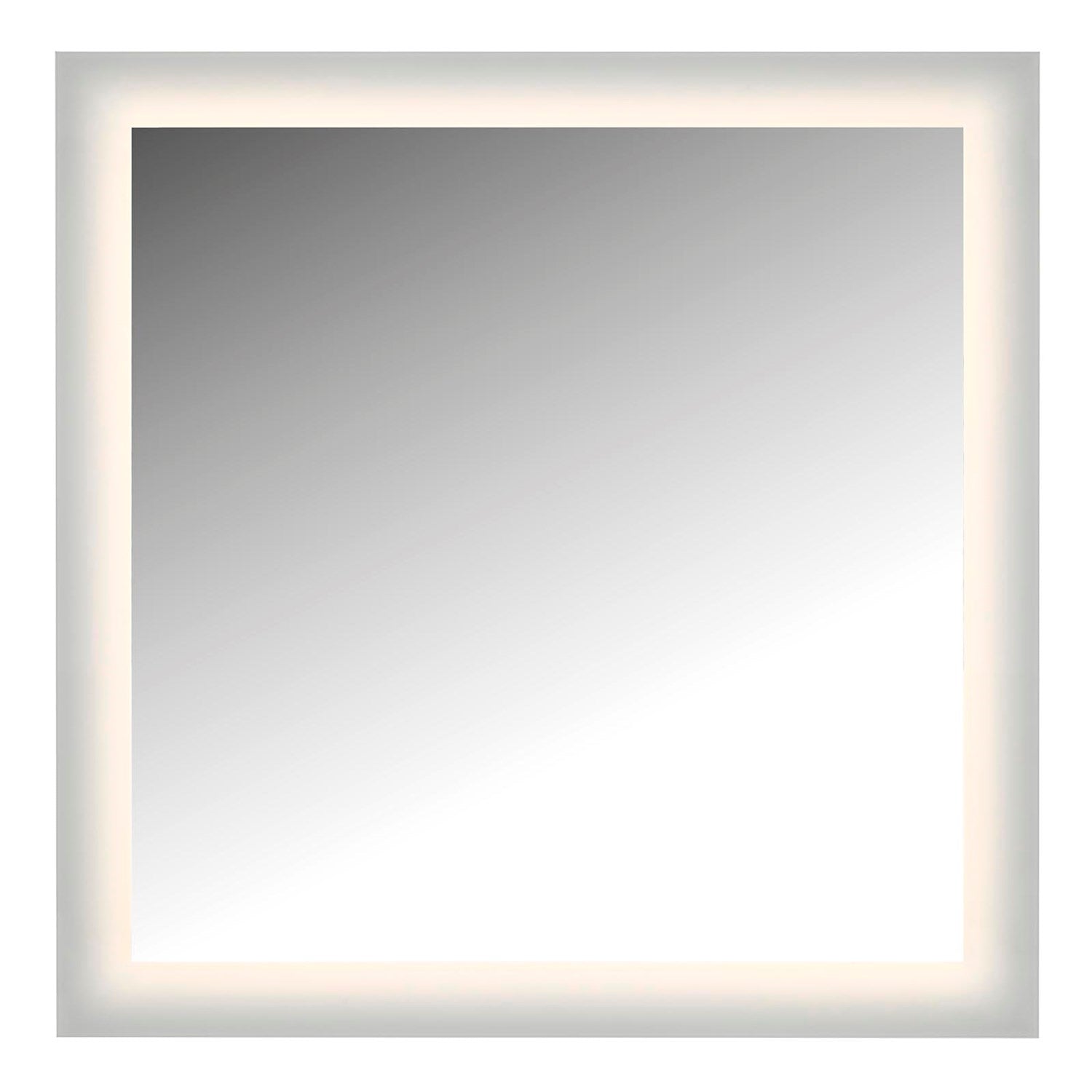 Led Lighted Mirror Wall Glow Style With Frosted Glass To The Edge by CAL Lighting