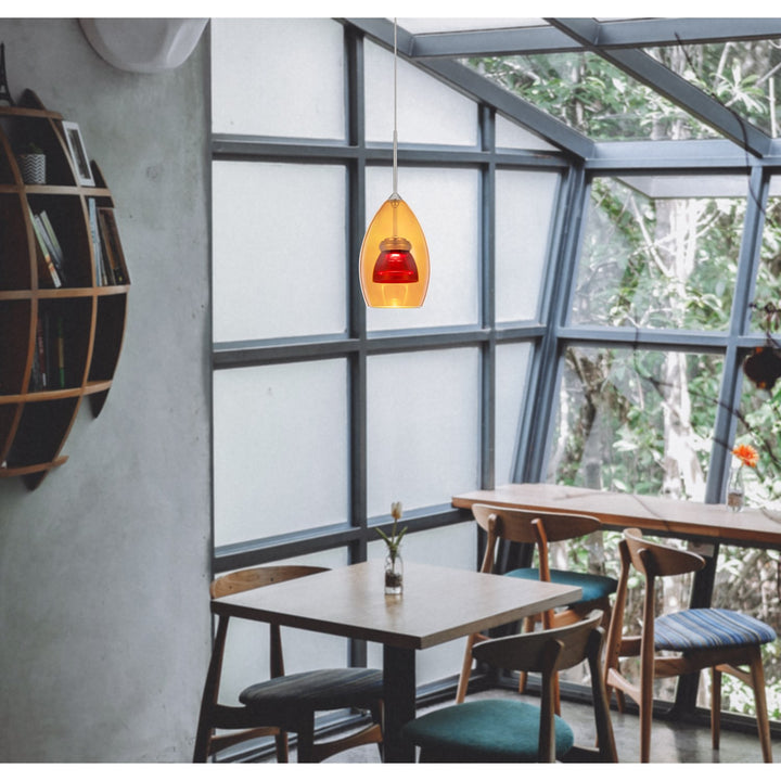 Integrated Dimmable Led Glass Mini Pendant Light. 6W; 450 Lumen; 3000K