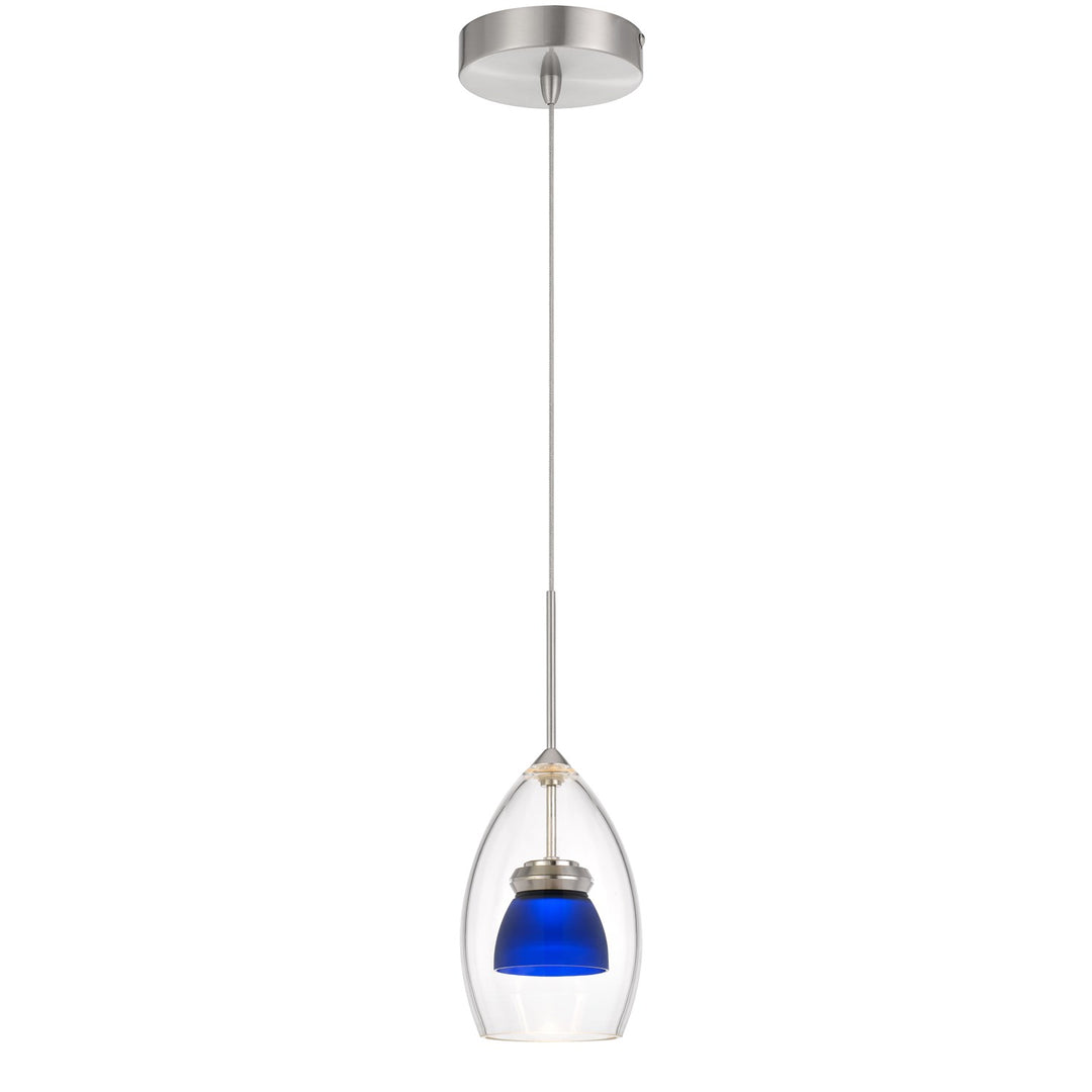 Integrated Dimmable Led Glass Mini Pendant Light. 6W; 450 Lumen; 3000K by CAL Lighting
