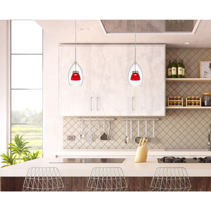 Integrated Dimmable Led Glass Mini Pendant Light. 6W; 450 Lumen; 3000K
