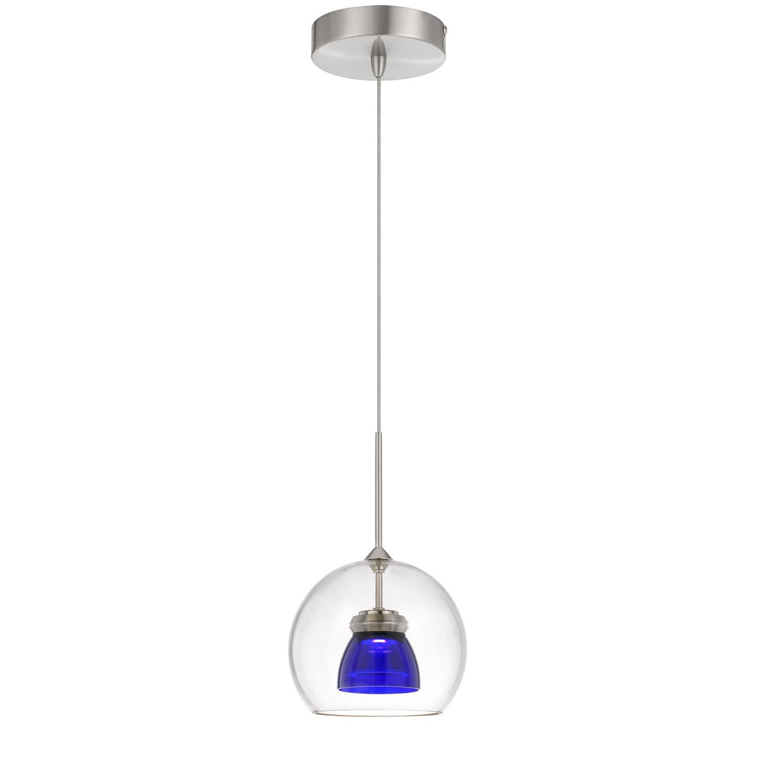 Integrated Dimmable Led Glass Mini Pendant Light. 6W; 450 Lumen; 3000K by CAL Lighting