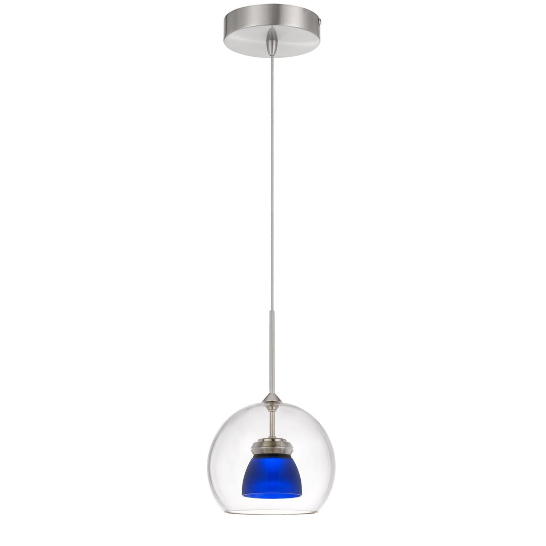 Integrated Dimmable Led Glass Mini Pendant Light. 6W; 450 Lumen; 3000K by CAL Lighting