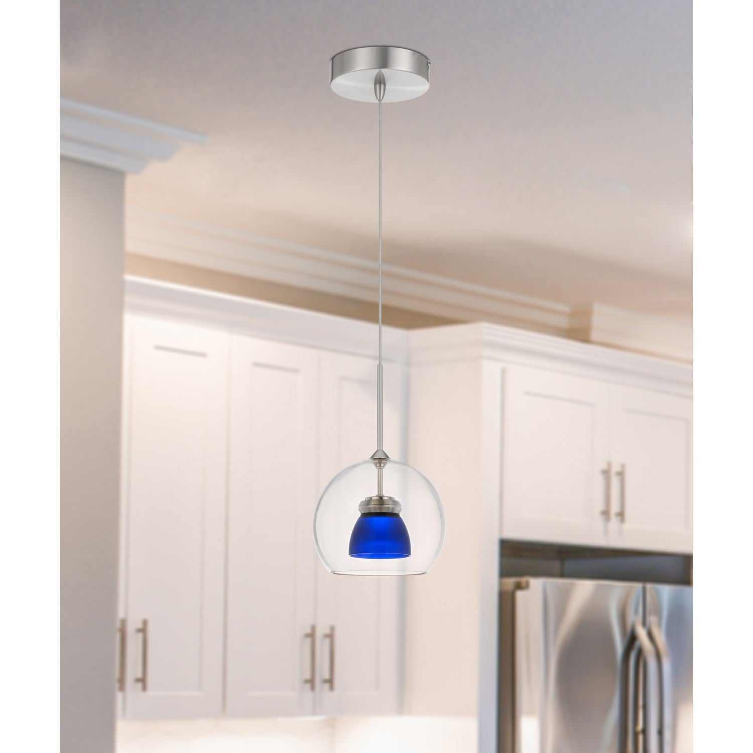 Integrated Dimmable Led Glass Mini Pendant Light. 6W; 450 Lumen; 3000K