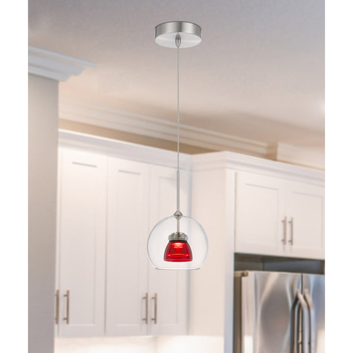 Integrated Dimmable Led Glass Mini Pendant Light. 6W; 450 Lumen; 3000K