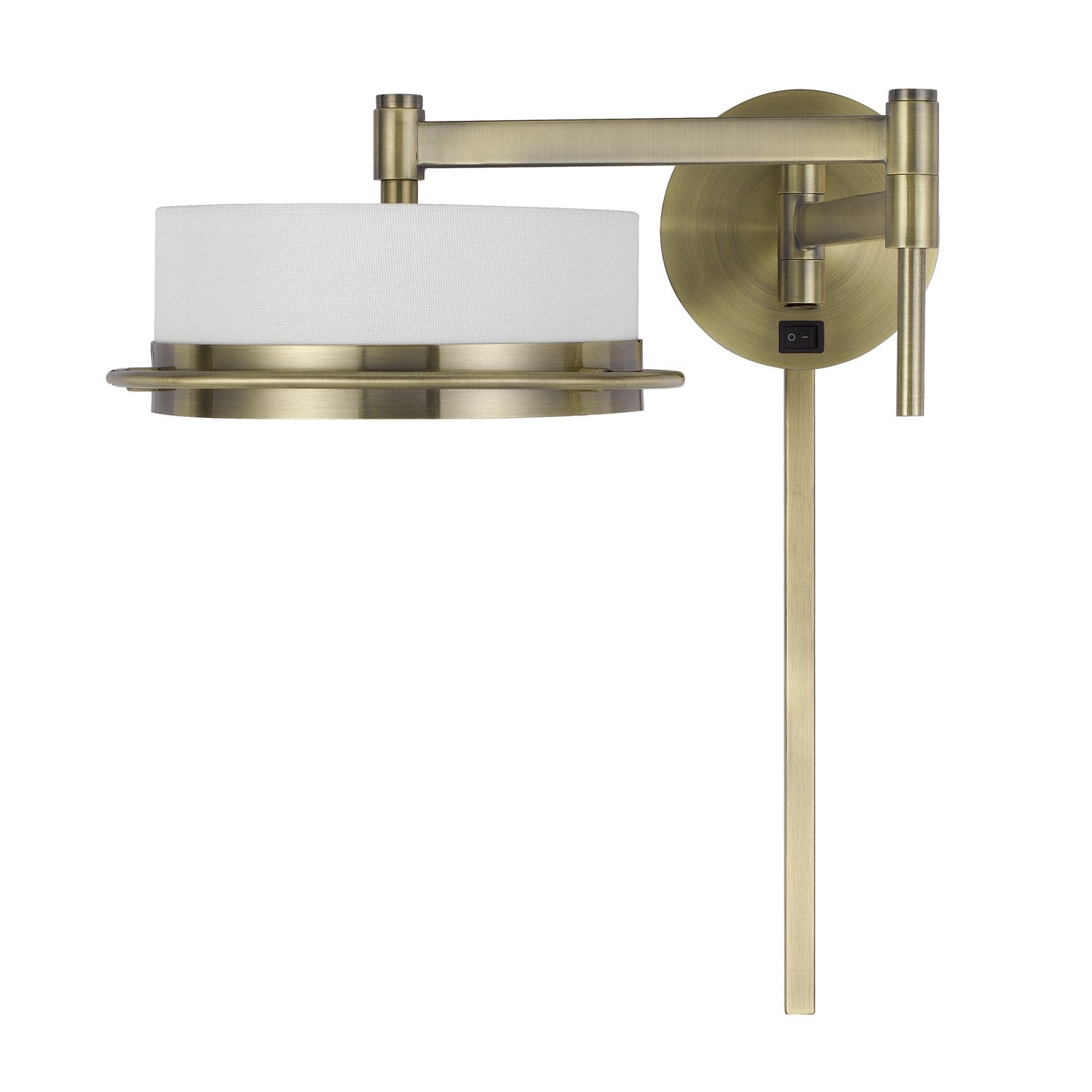 Led 10W Sarnen Wall Swing Arm Reading Lamp. 3 Ft Wire Cover Included by CAL Lighting