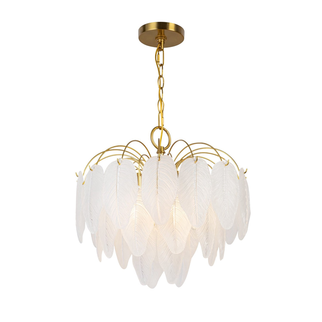 Collection 4-Light Chandelier Brushed Brass by Artcraft