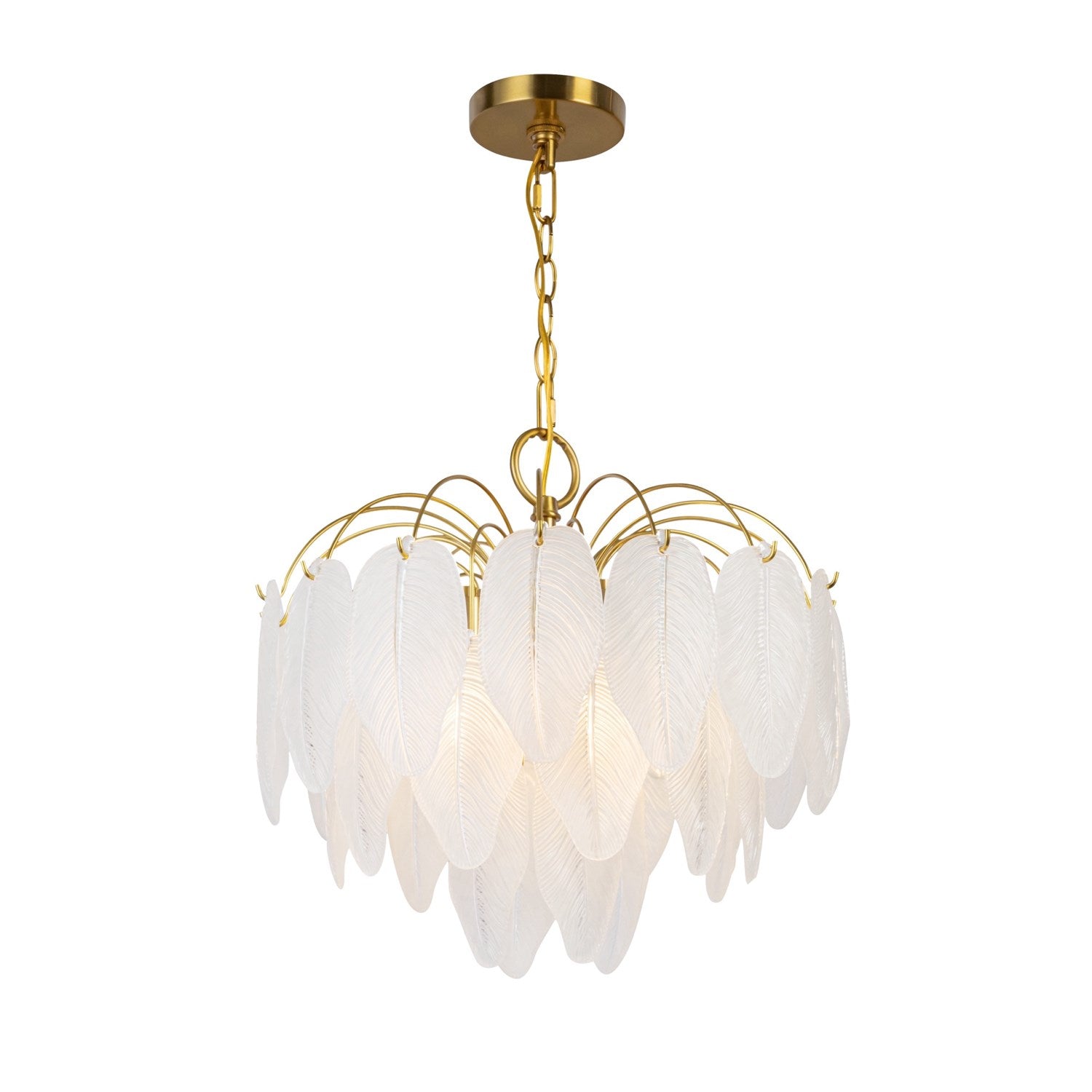 Collection 4-Light Chandelier Brushed Brass by Artcraft