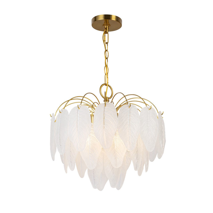 Collection 4-Light Chandelier Brushed Brass by Artcraft