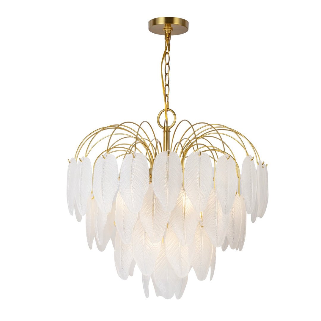 Collection 10-Light Chandelier Brushed Brass by Artcraft