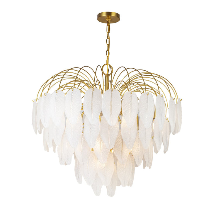 Collection 19-Light Chandelier Brushed Brass by Artcraft