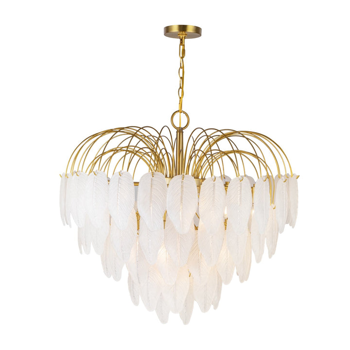 Collection 19-Light Chandelier Brushed Brass