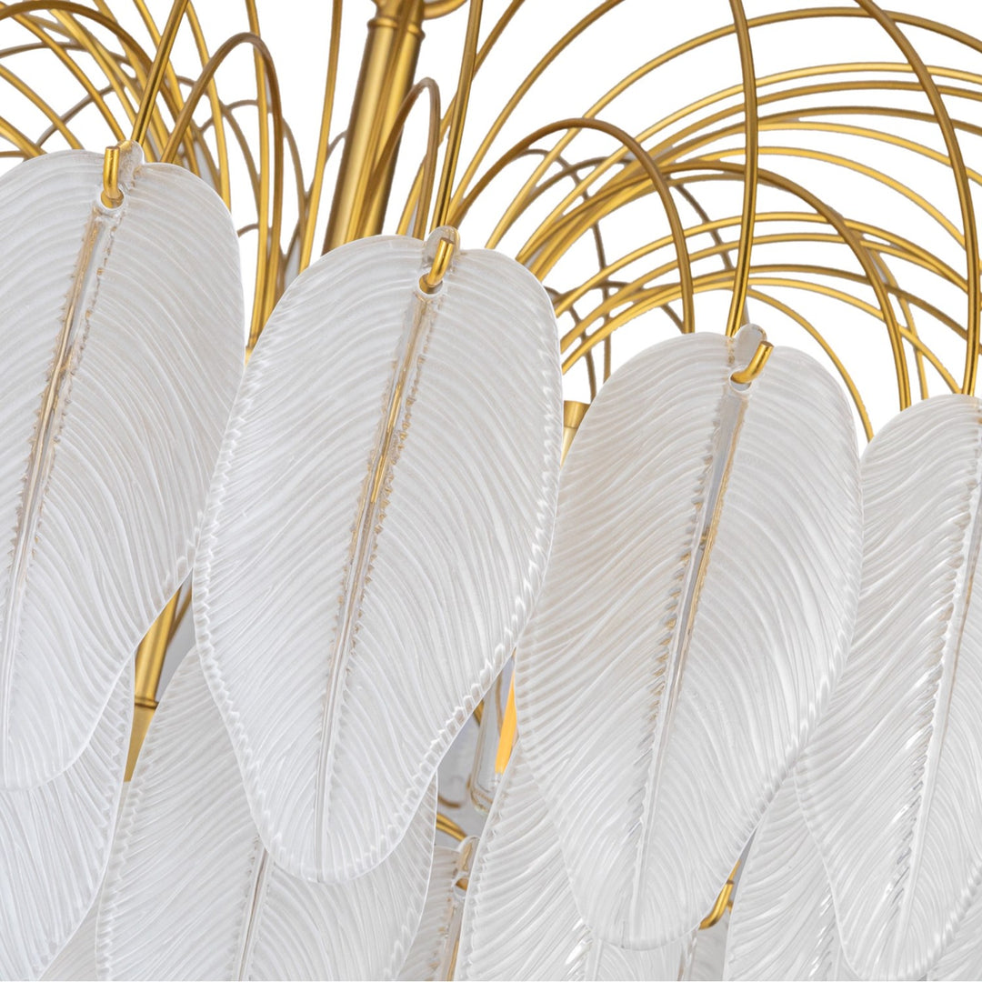 Collection 19-Light Chandelier Brushed Brass