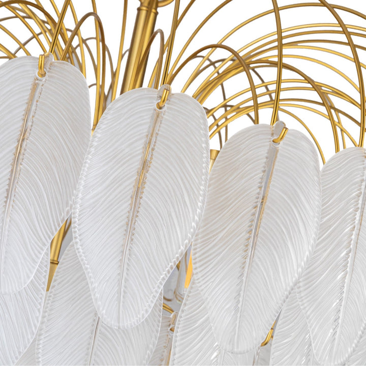 Collection 19-Light Chandelier Brushed Brass