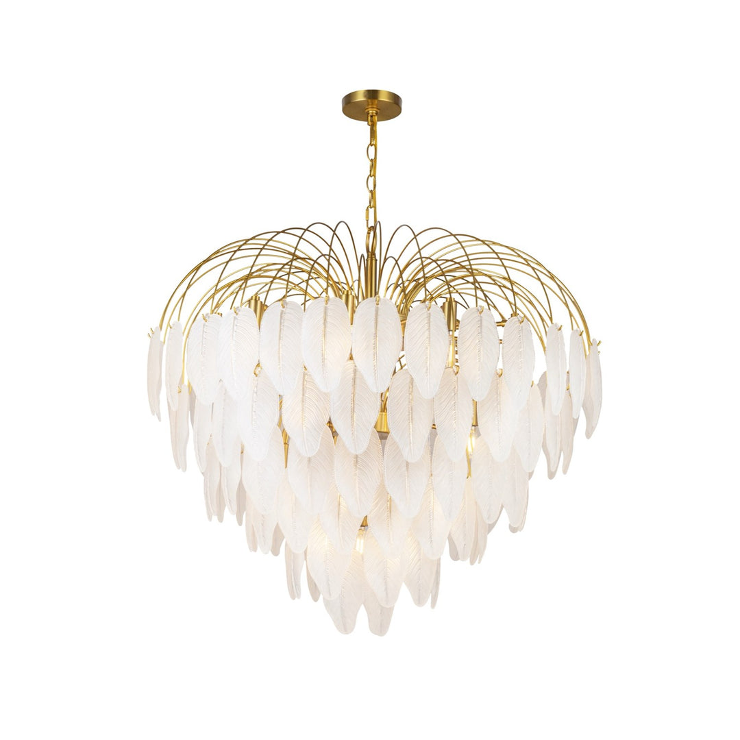 Collection 24-Light Chandelier Brushed Brass by Artcraft