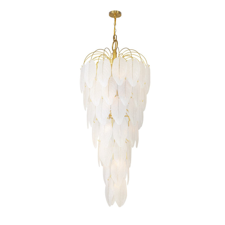 Collection 21-Light Chandelier Brushed Brass by Artcraft