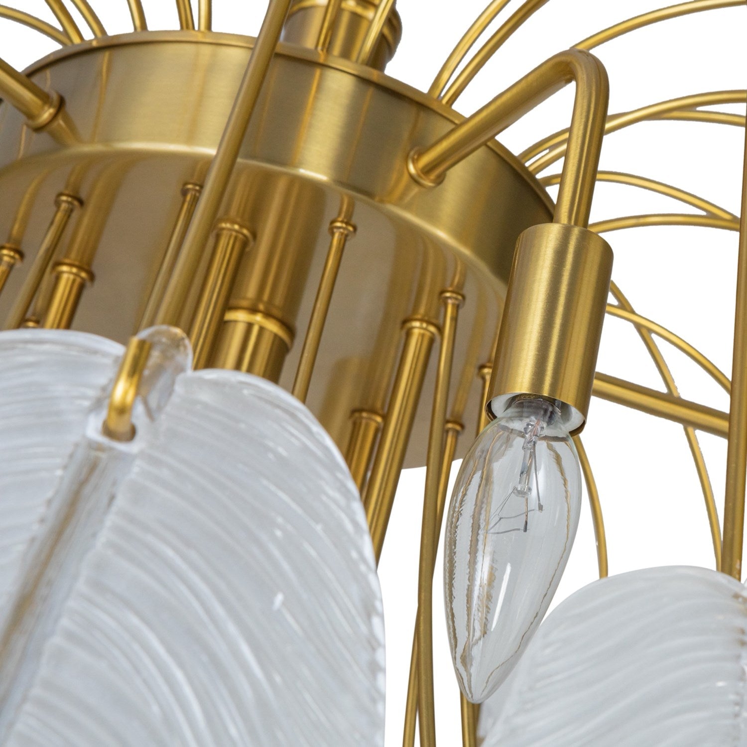 Collection 21-Light Chandelier Brushed Brass