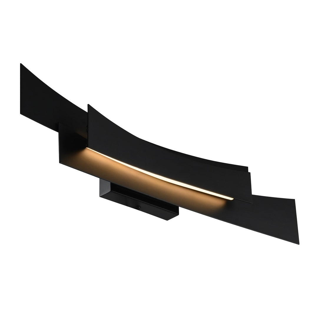 Integrated Led Black Vanity Light
