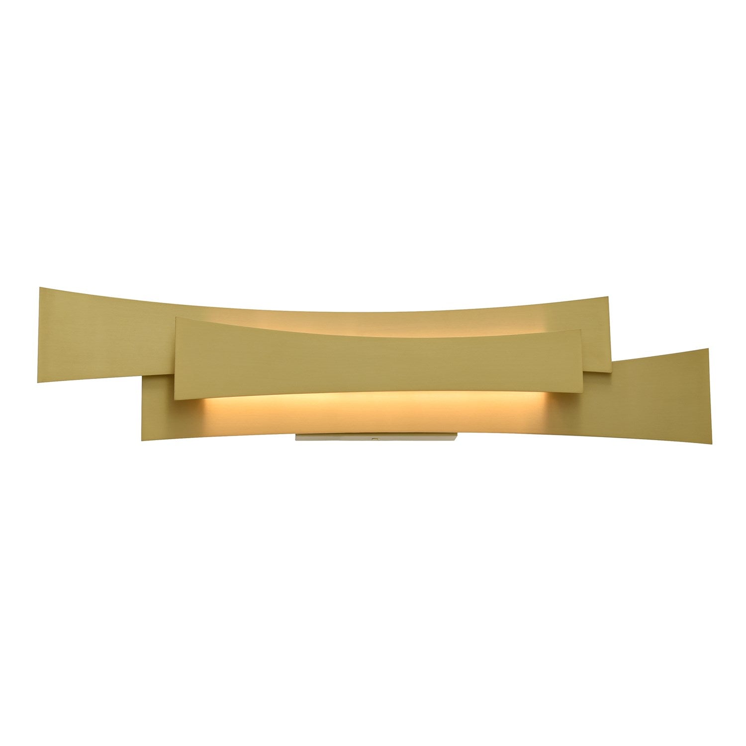 Integrated Led Brass Vanity Light by CWI Lighting