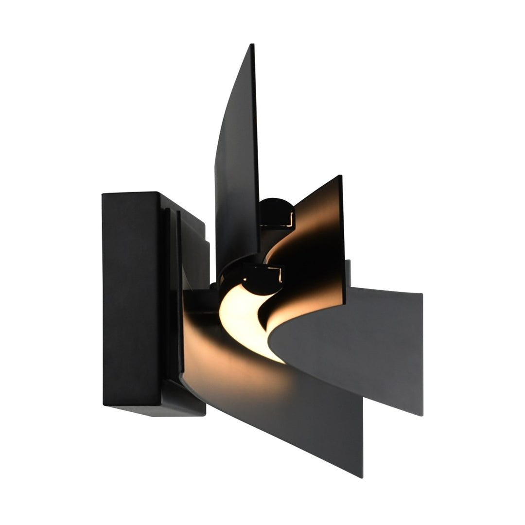 Integrated Led Black Vanity Light