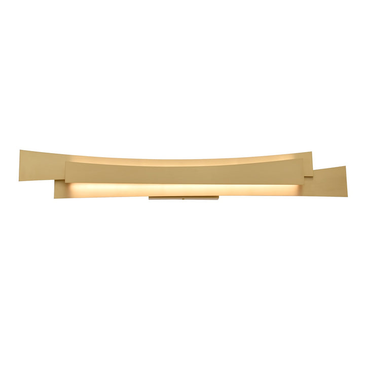 Integrated Led Brass Vanity Light by CWI Lighting