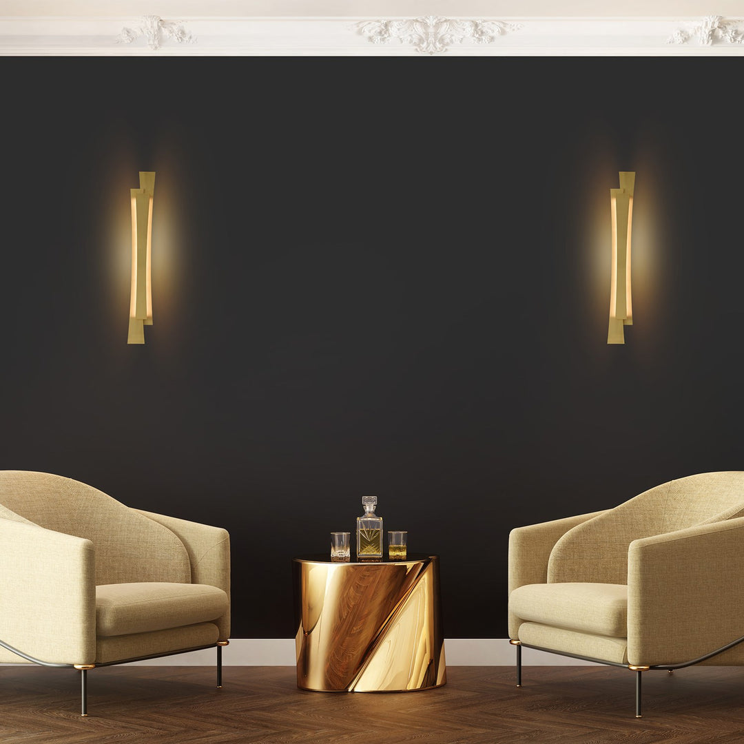 Integrated Led Brass Vanity Light