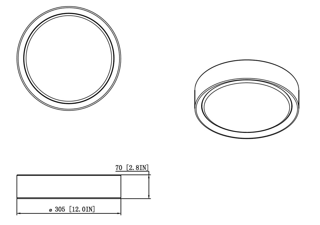 1 Light Flush Mount