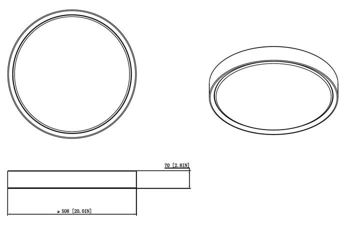 1 Light Flush Mount