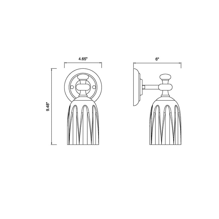 1 Light Wall Sconce
