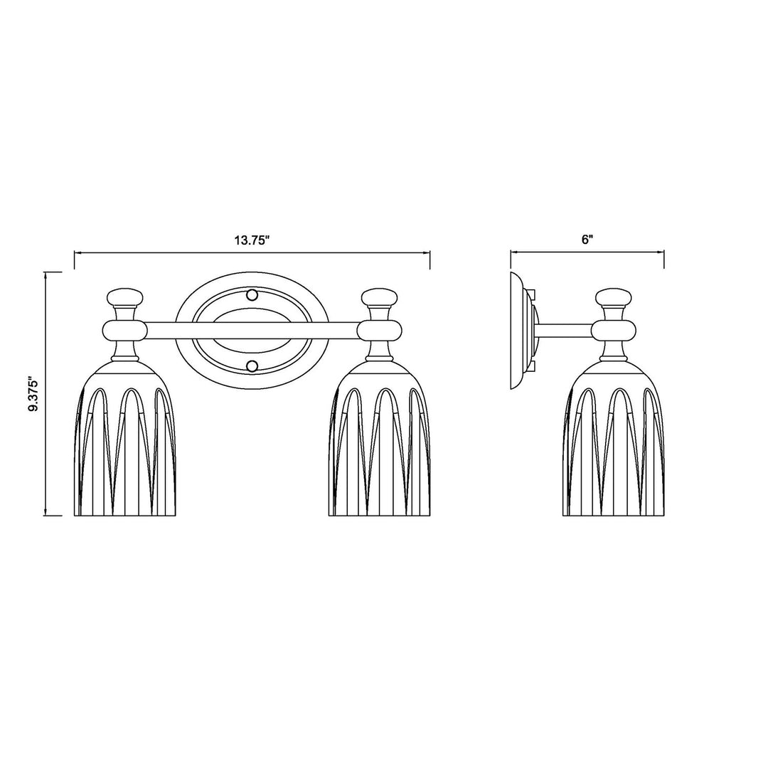 2 Light Vanity