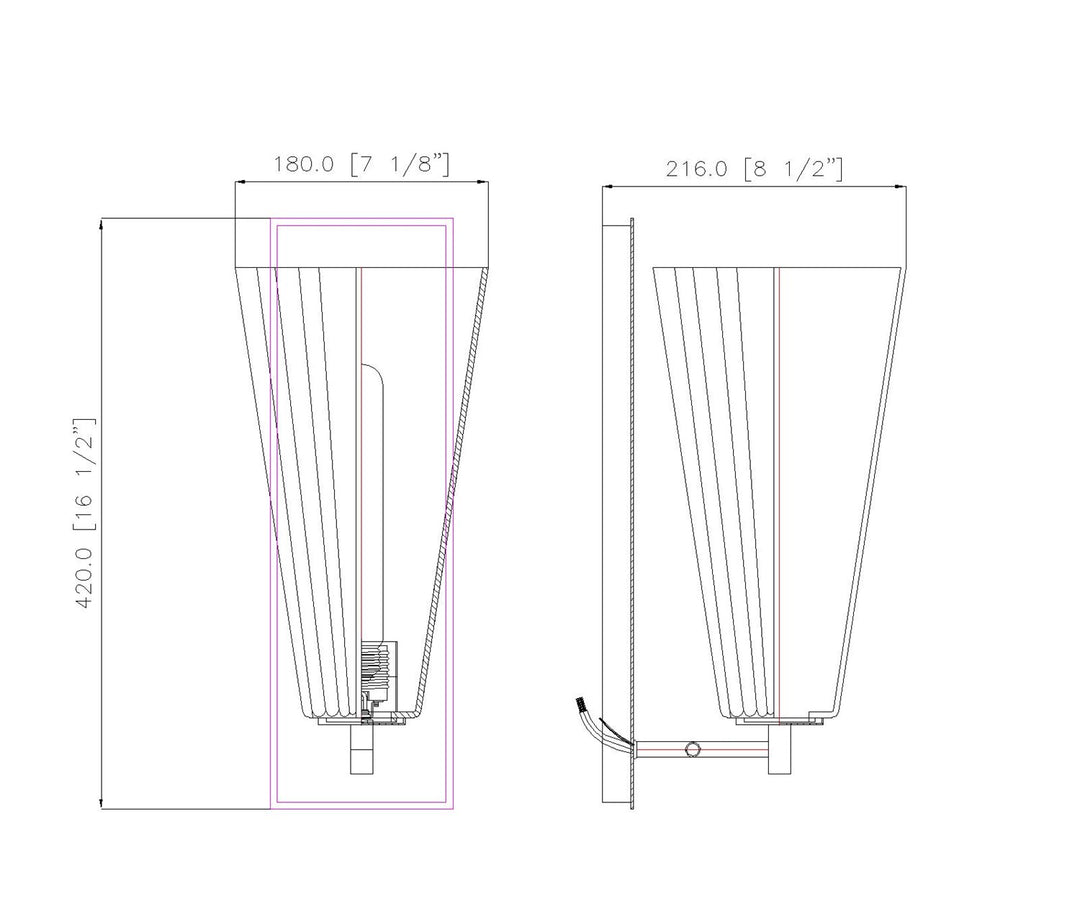 1 Light Wall Sconce