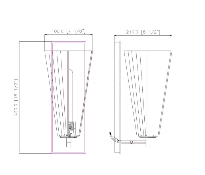 1 Light Wall Sconce