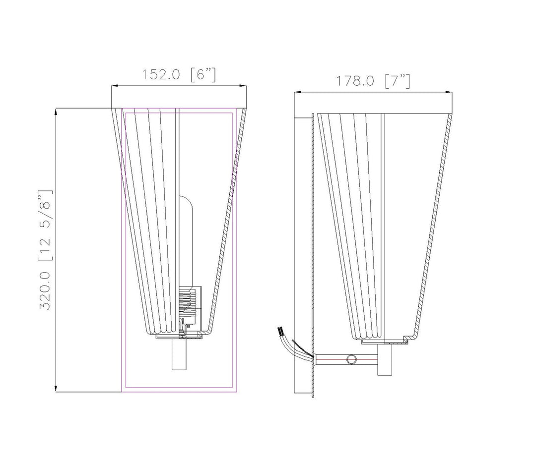 1 Light Wall Sconce