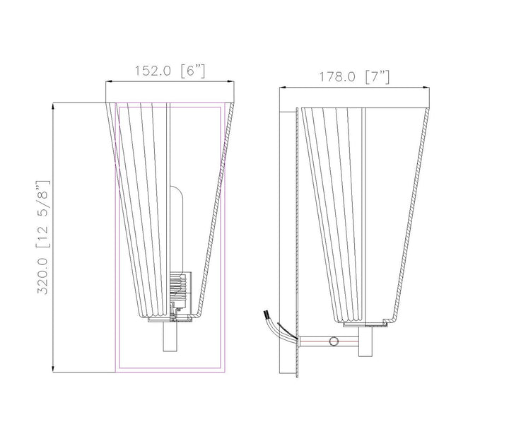 1 Light Wall Sconce