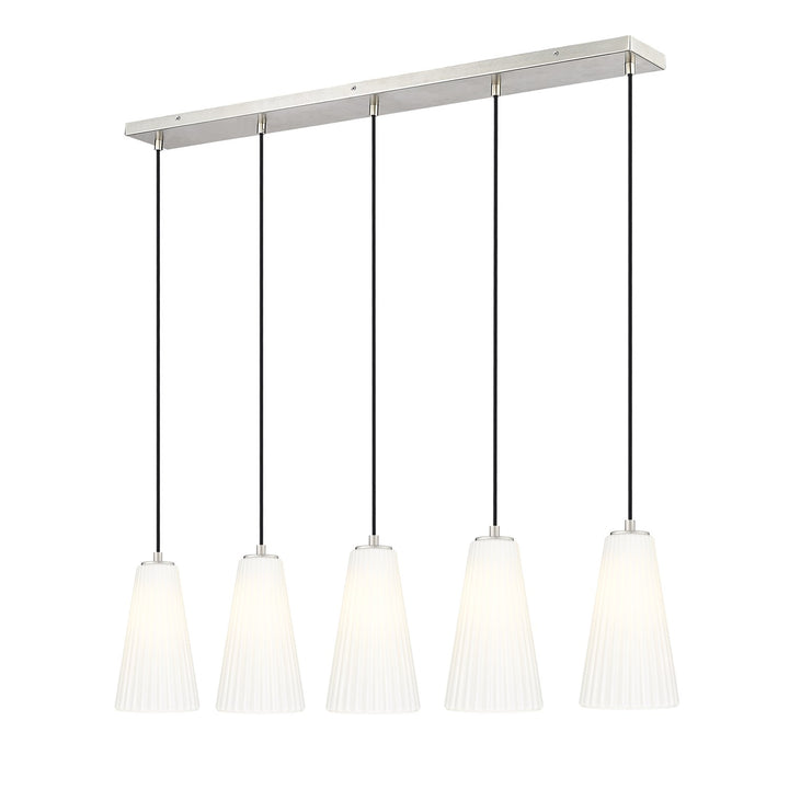 5 Light Linear Chandelier by Z-Lite