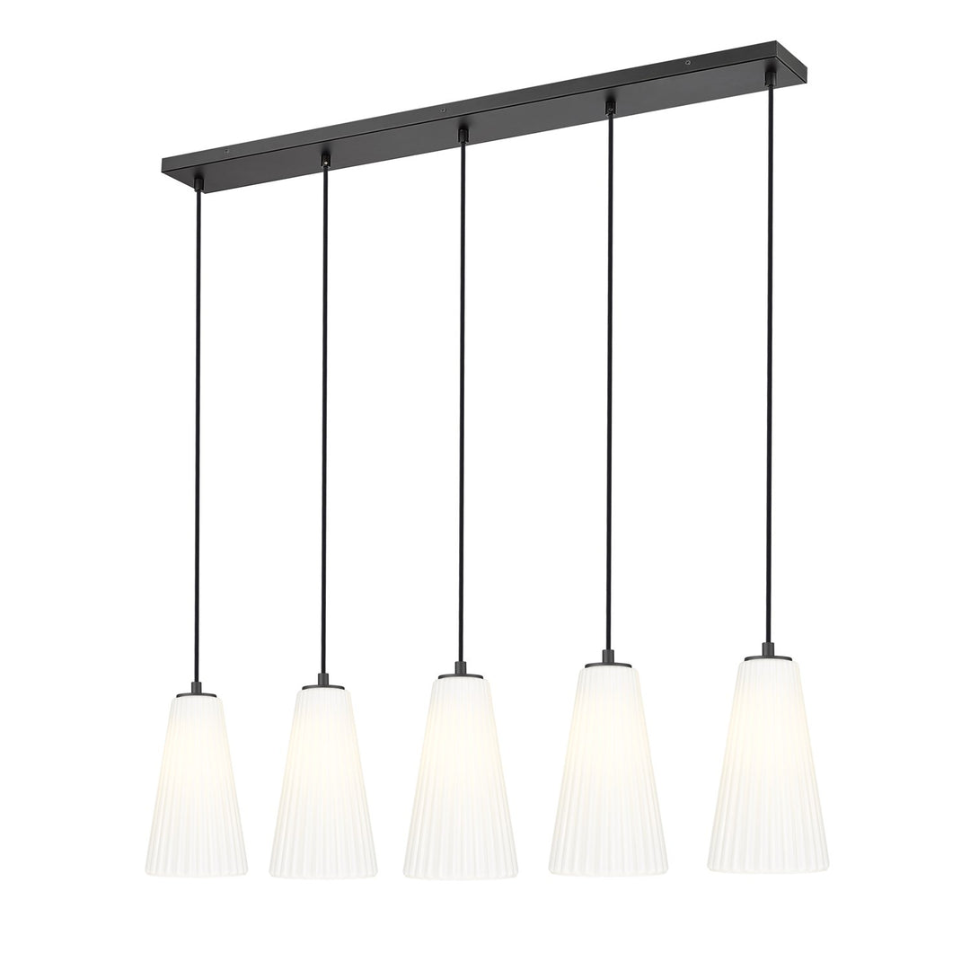 5 Light Linear Chandelier by Z-Lite