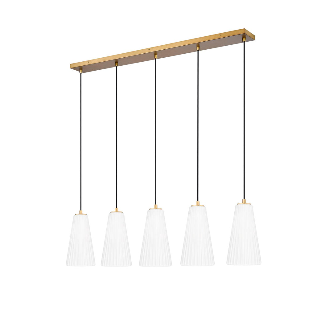 5 Light Linear Chandelier