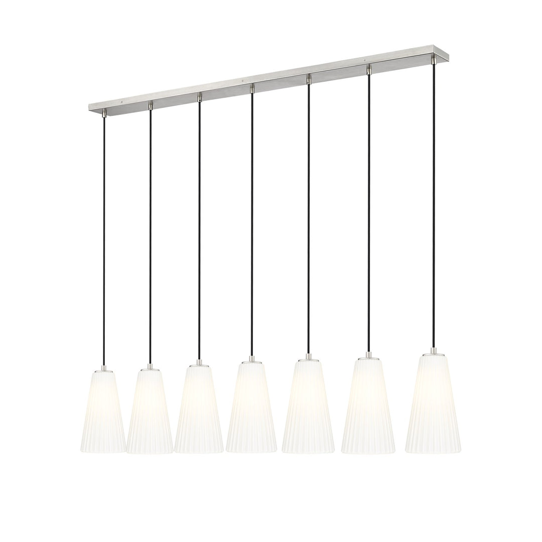 7 Light Linear Chandelier by Z-Lite