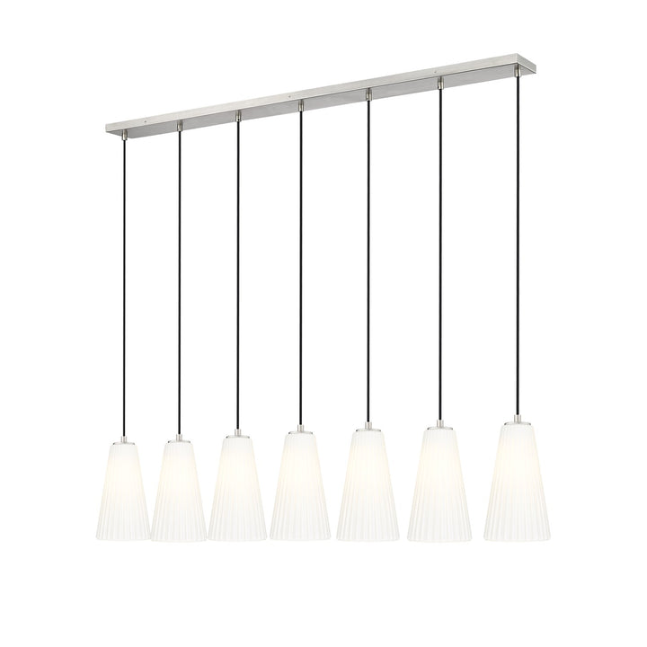 7 Light Linear Chandelier by Z-Lite