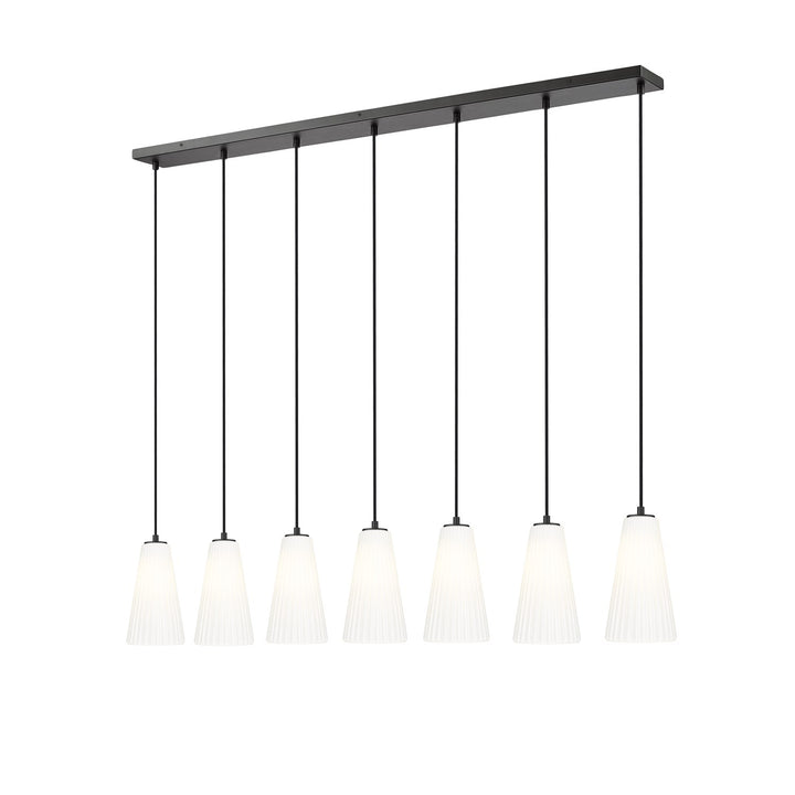 7 Light Linear Chandelier by Z-Lite