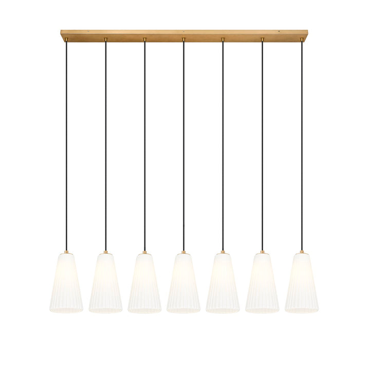 7 Light Linear Chandelier