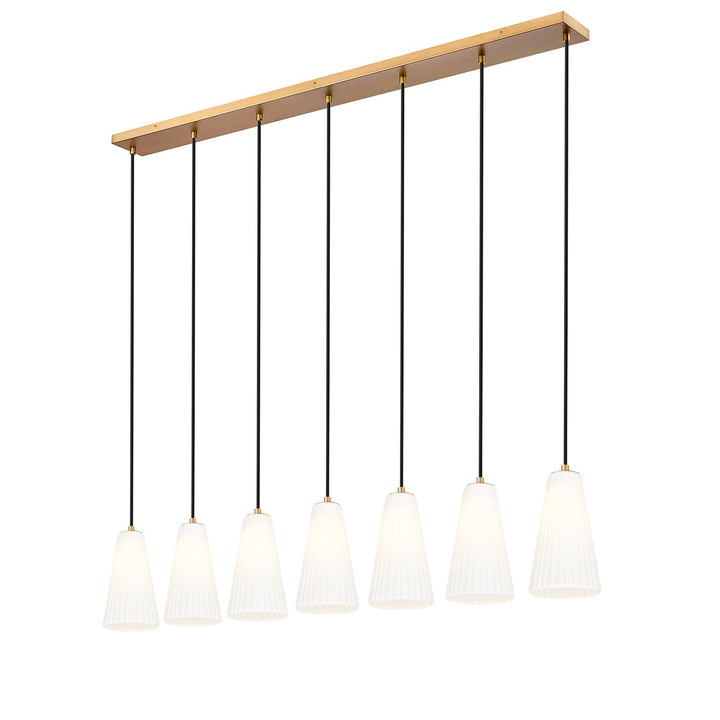 7 Light Linear Chandelier